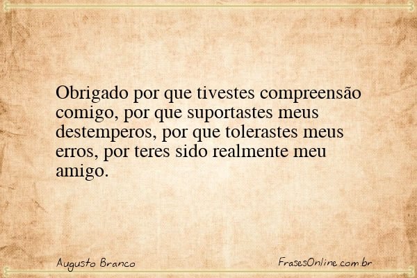 Frase de Augusto Branco