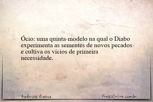 Frase de Ambrose Bierce