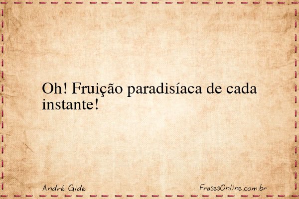 Frase de André Gide