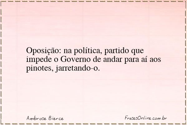 Frase de Ambrose Bierce
