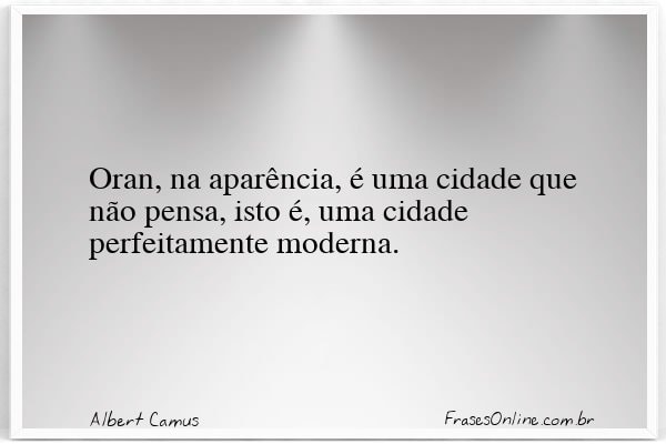 Frase de Albert Camus