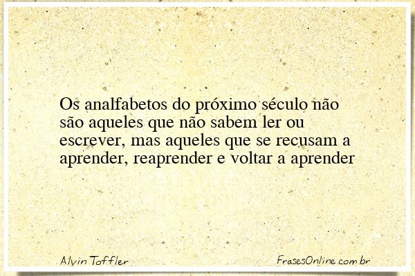 Frase de Alvin Toffler
