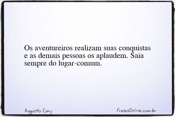 Frase de Augusto Cury