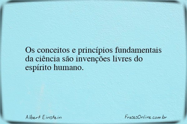 Frase de Albert Einstein