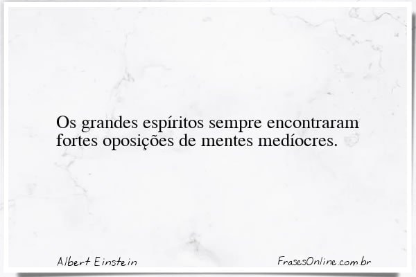 Frase de Albert Einstein