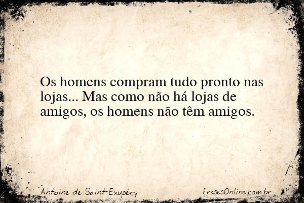 Frase de Antoine de Saint-Exupéry