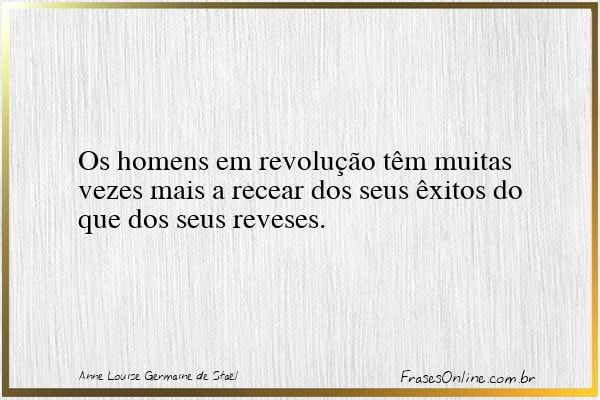 Frase de Anne Louise Germaine de Staël