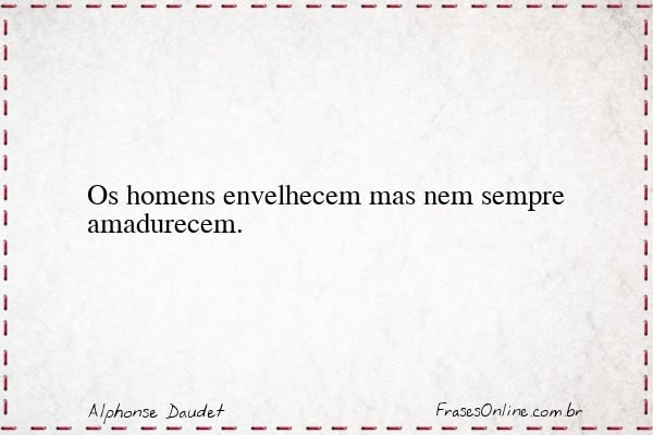Frase de Alphonse Daudet