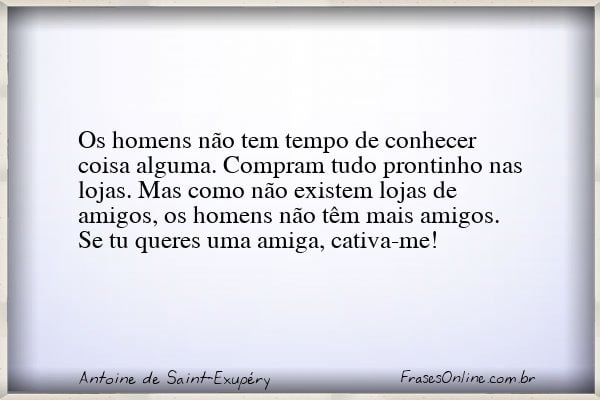 Frase de Antoine de Saint-Exupéry