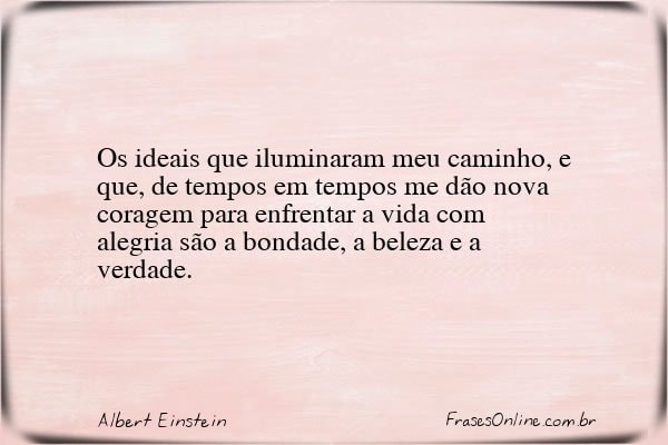 Frase de Albert Einstein