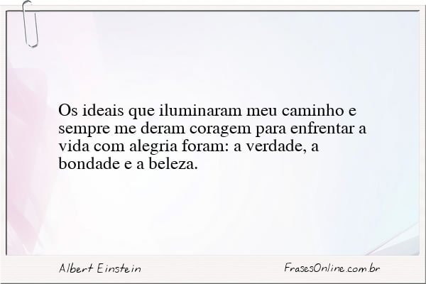 Frase de Albert Einstein