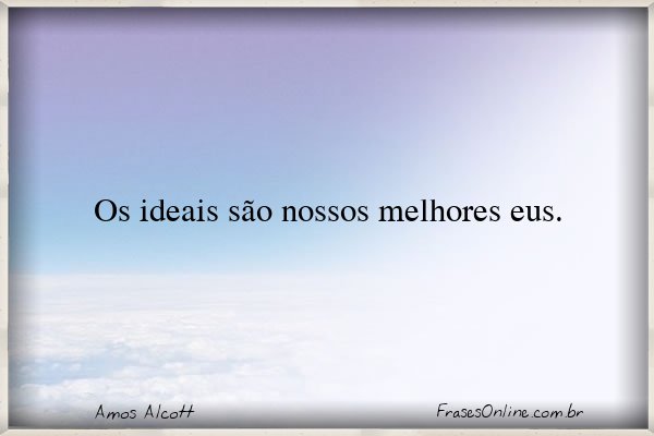 Frase de Amos Alcott