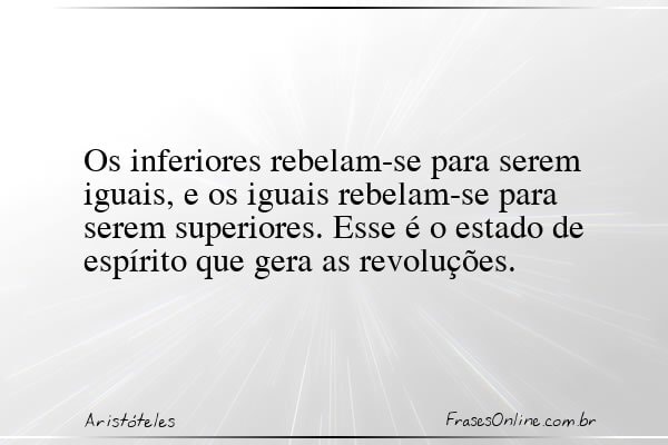 Frase de Aristóteles