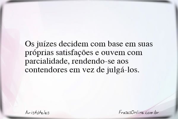 Frase de Aristóteles