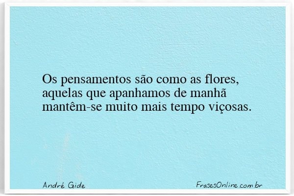 Frase de André Gide