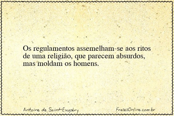 Frase de Antoine de Saint-Exupéry