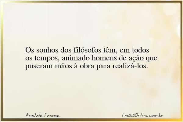Frase de Anatole France