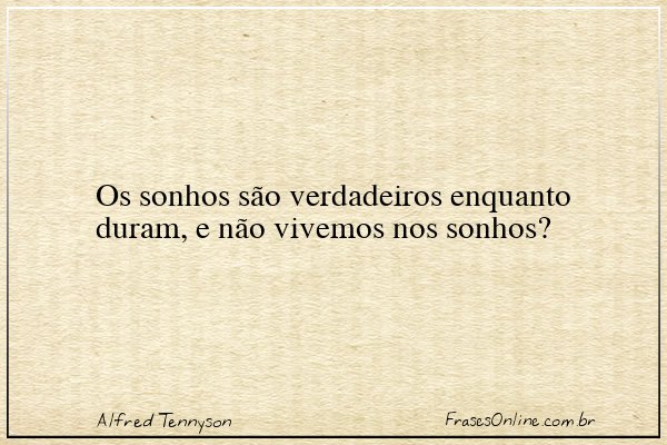 Frase de Alfred Tennyson