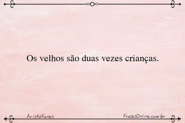 Frase de Aristófanes
