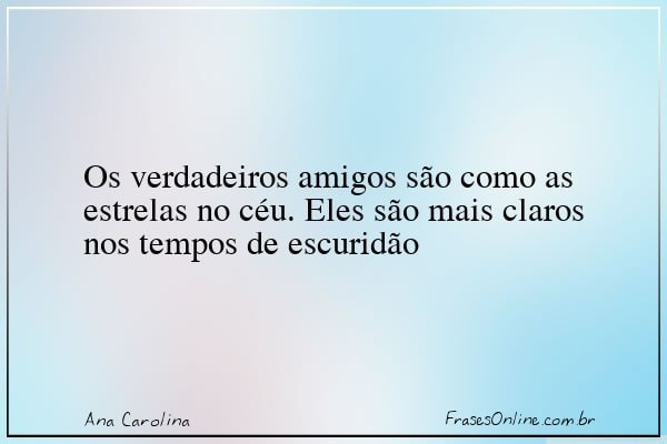 Frase de Ana Carolina