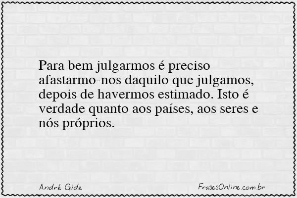 Frase de André Gide