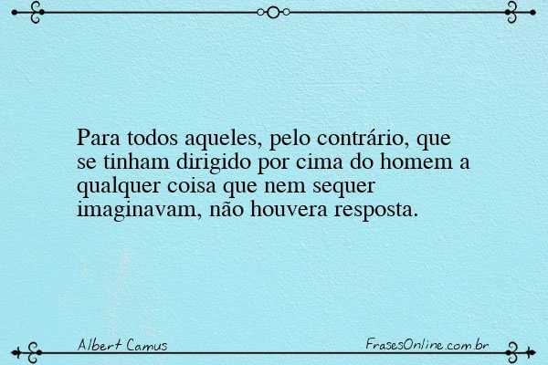 Frase de Albert Camus