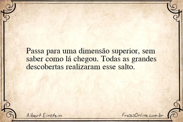 Frase de Albert Einstein