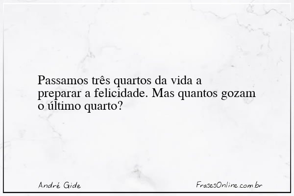 Frase de André Gide