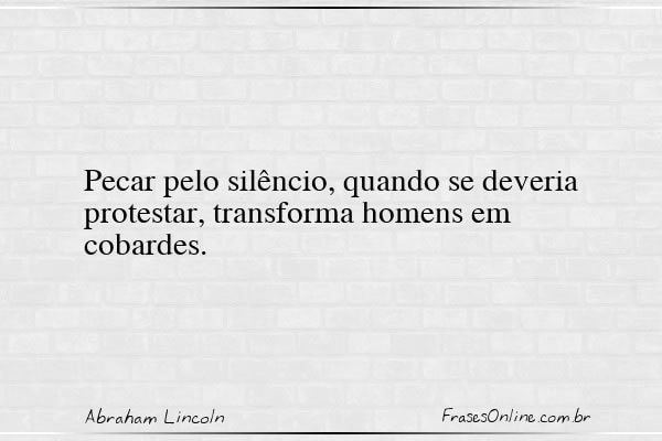 Frase de Abraham Lincoln