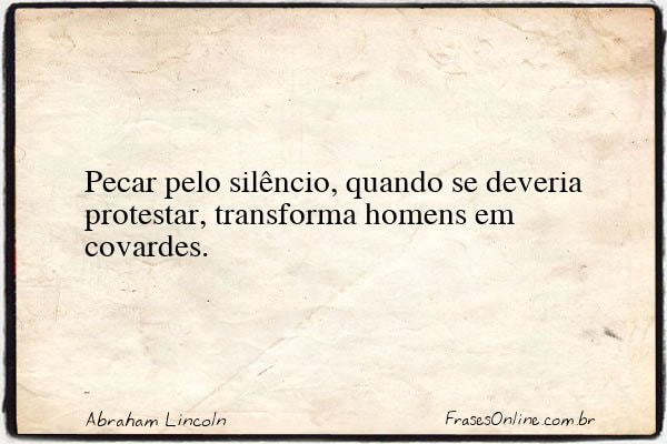 Frase de Abraham Lincoln
