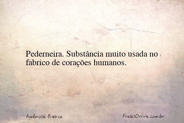 Frase de Ambrose Bierce