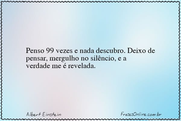 Frase de Albert Einstein