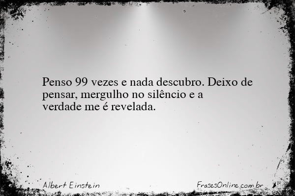 Frase de Albert Einstein