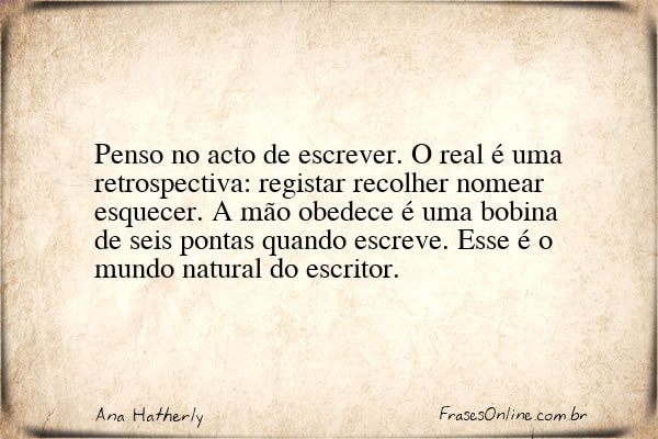 Frase de Ana Hatherly