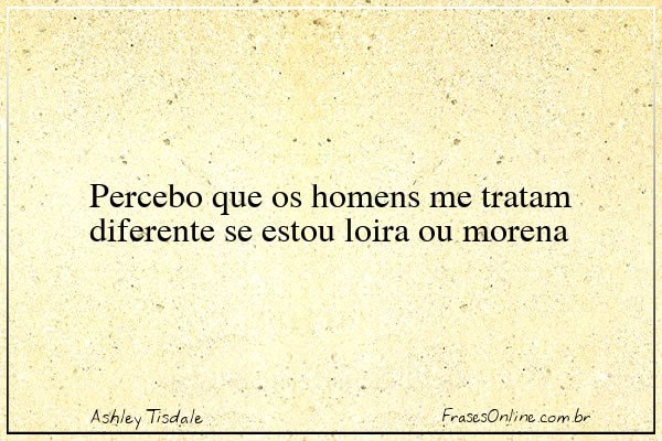 Frase de Ashley Tisdale