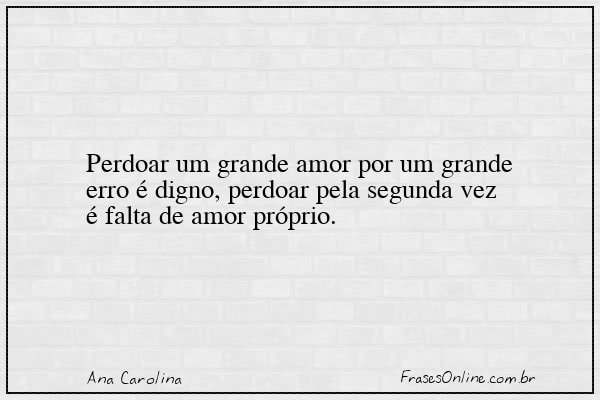 Frase de Ana Carolina