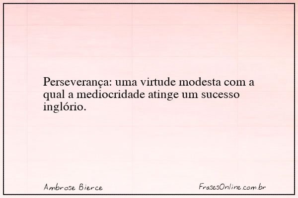 Frase de Ambrose Bierce