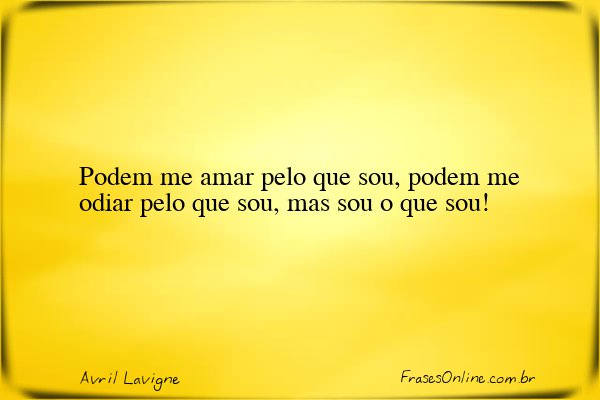 Frase de Avril Lavigne