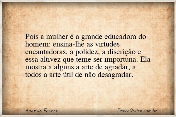 Frase de Anatole France