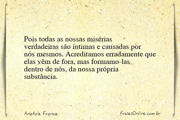 Frase de Anatole France