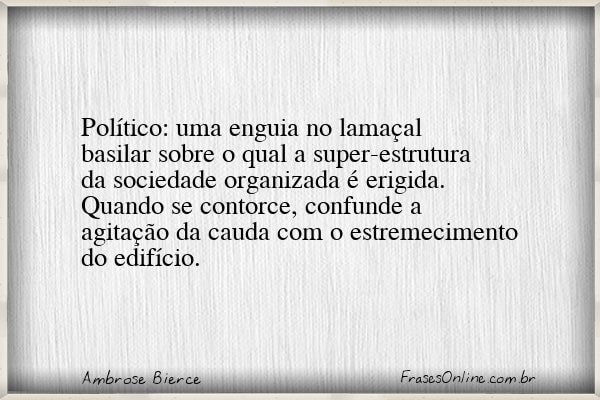 Frase de Ambrose Bierce