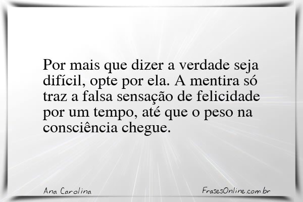 Frase de Ana Carolina