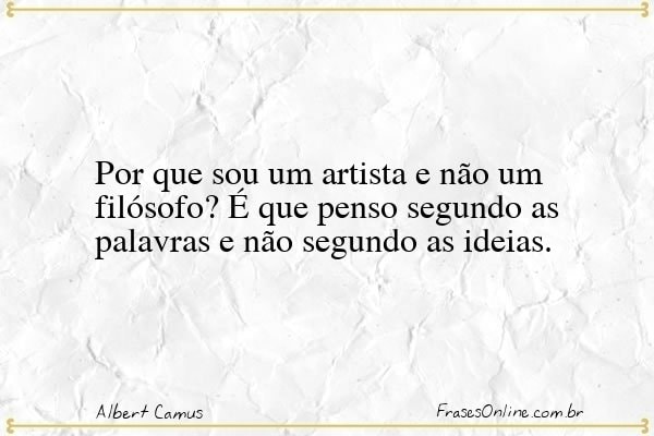 Frase de Albert Camus
