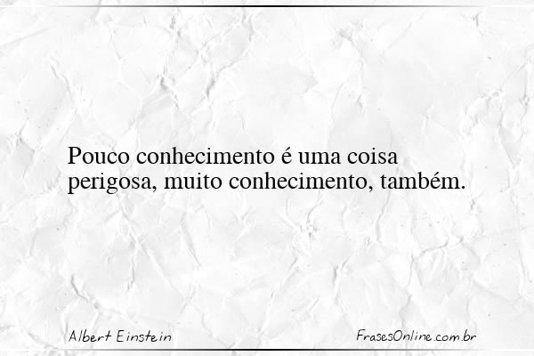 Frase de Albert Einstein