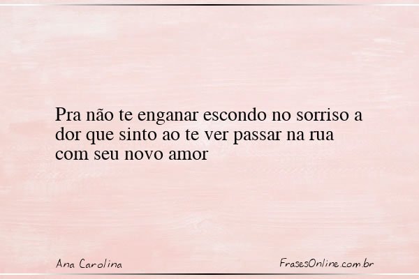 Frase de Ana Carolina