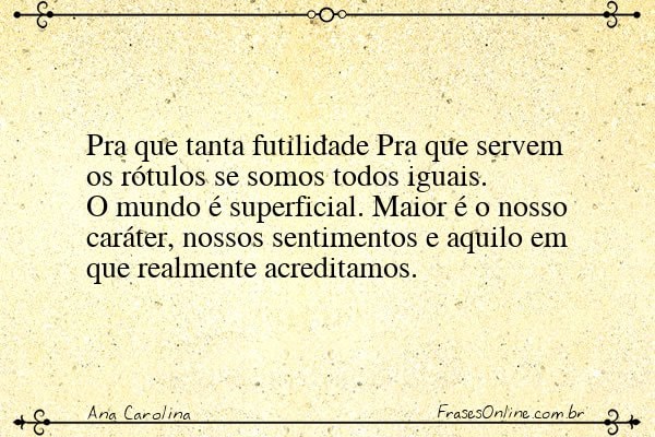 Frase de Ana Carolina