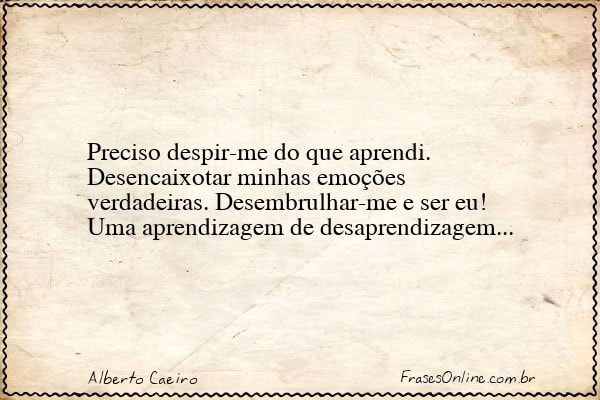 Frase de Alberto Caeiro