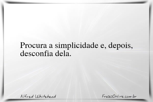 Frase de Alfred Whitehead