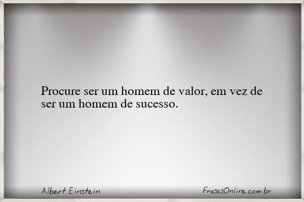 Frase de Albert Einstein