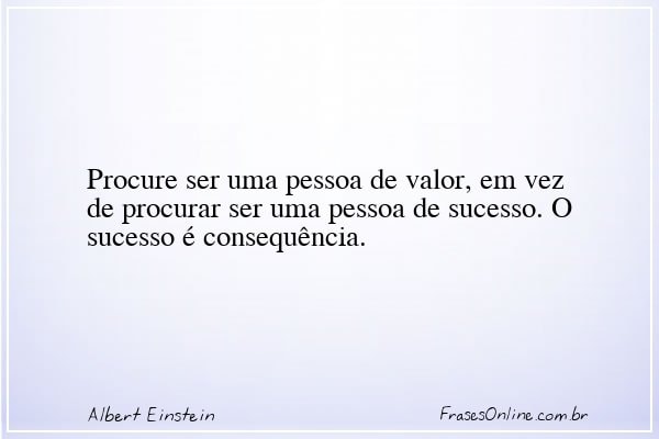 Frase de Albert Einstein